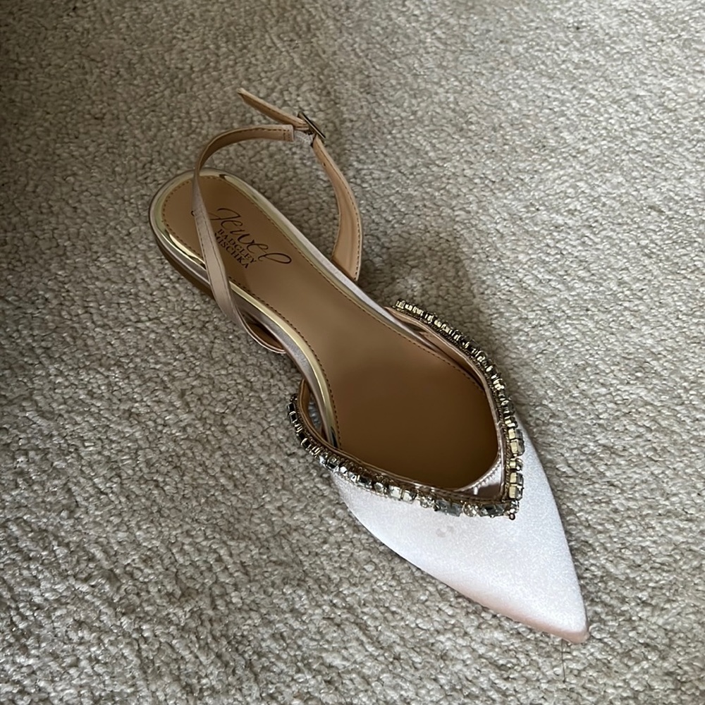 Macy’s size 6.5 Never worn jeweled flats